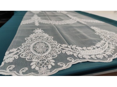 15587-003 PATARA SILVER плат за пердета с бродерия