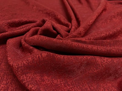 Buse DK10393 - завеса фин релеф цвят бордо