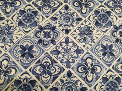 042541 - 02 Хидрофобиран плат синя мозайка