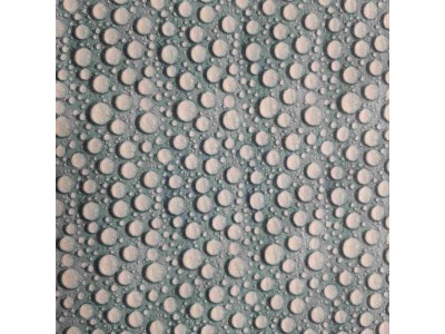 061447- 04 Хидрофобиран плат на синьо- тюркоазени капки