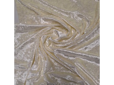 Плат кадифе цвят крем