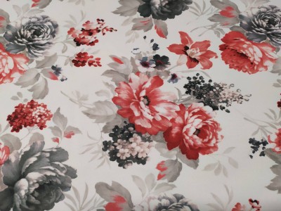  BS4883 - 005 Дамаска с червени цветя