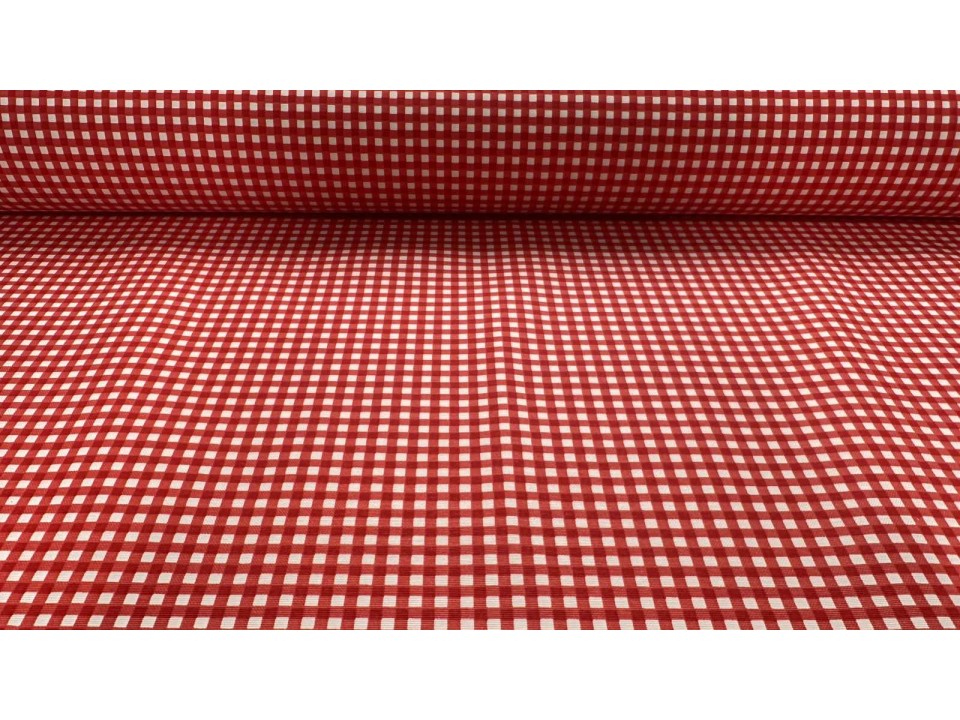 022549 - 015 Хидрофобиран плат червено ситно каре 022549 - 015 Хидрофобиран плат червено ситно каре