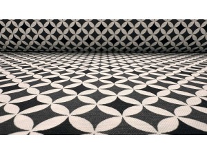 024329 - 009  Хидрофобиран плат тъмносиви и черни фигури 