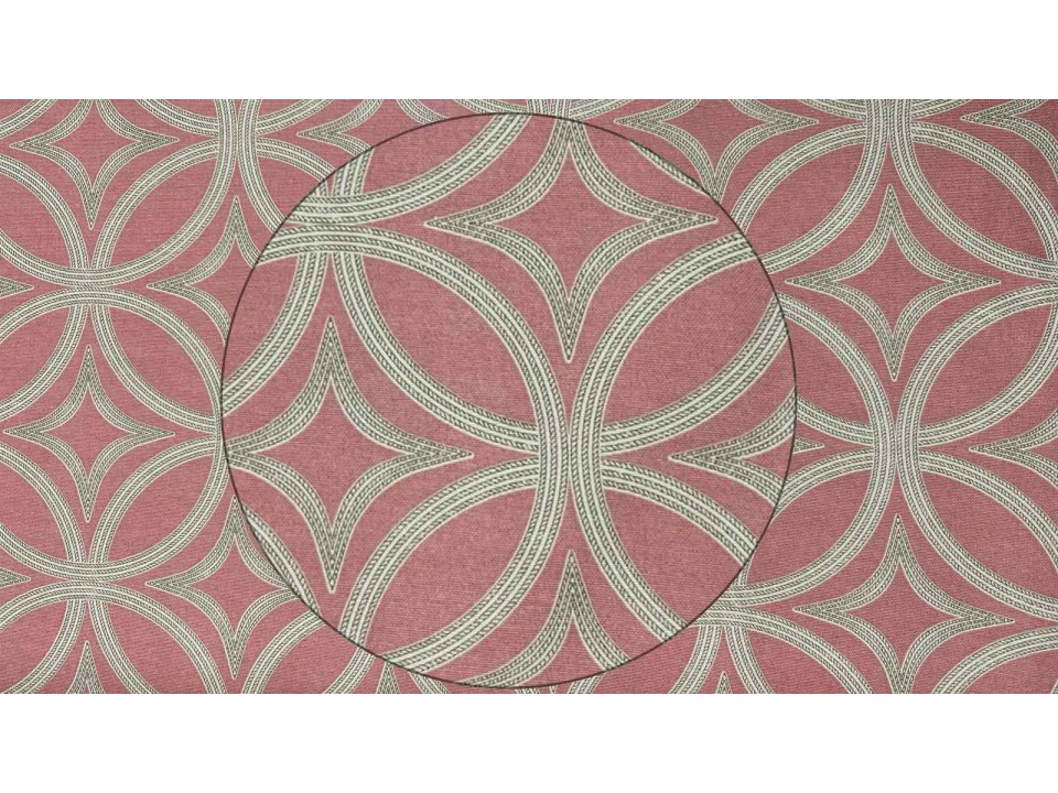 032659 - 026 Хидрофобиран плат на розова основа с бежови фигури 032659 - 026 Хидрофобиран плат на розова основа с бежови фигури