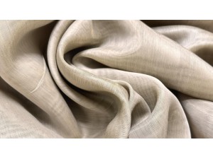 1086 - 03   Плат органза за тънки пердета, имитиращ лен