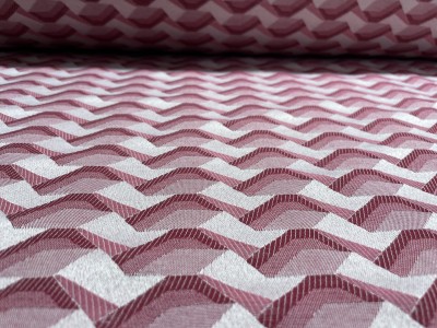 J34124-100 Плат жакард червено море