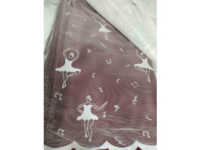 KDK BT614 Плат за пердета за детска стая с балерини