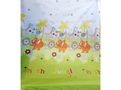 9169 - 1 Плат за детски пердета Джунгла