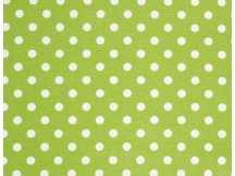 12706 - 11 Хидрофобиран  зелен плат на бели точки