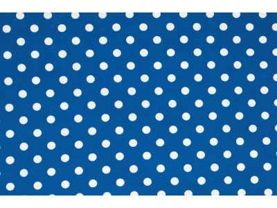 012706 - 59 Хидрофобиран  тъмно син плат на бели точки