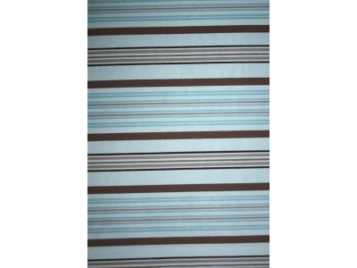 61200 - 16 Stripe Завеса / дамаска светлосини и кафеви райета