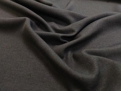 35281-dcm1047 Плат за завеси имитация на лен блекаут цвят тъмно сиво 