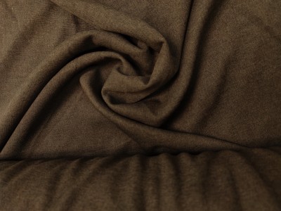 35281-dck1673 Плат за завеси имитация на лен блекаут цвят венге