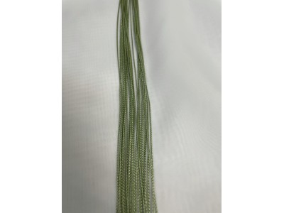 Зелени едноцветни ресни