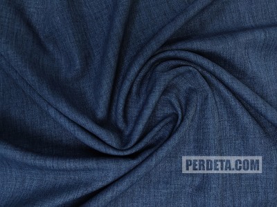 Плат за завеса Osaka 35716 / DM8439 цвят  тъмно синьо