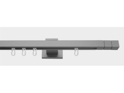 Метален корниз Quad line хром сатен - 1,80 м