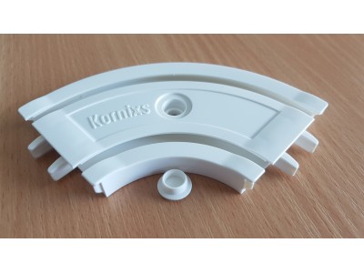 Ъгъл 90 градусов за двуканални ПВЦ релси Slim