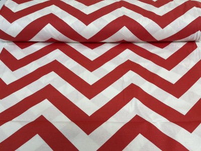 G1399-V3 Широк червен зигзаг