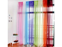 Готово перде воал - за релса 2,50 - 3,50 м, височина до 2,70 м, използван плат 5 м