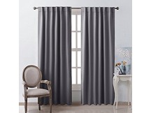 Готова завеса блекаут - за релса 2,50 - 3,50 м, височина до 2,70 м, използван плат 4,50 м